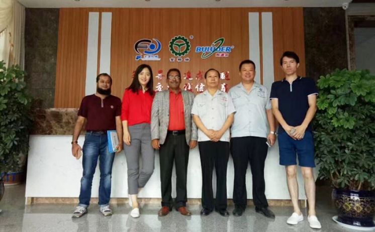 孟加拉國工商聯合會董事Runu先生和Raz先生來到山東茄子视频免费观看機械有限公司考察訪問